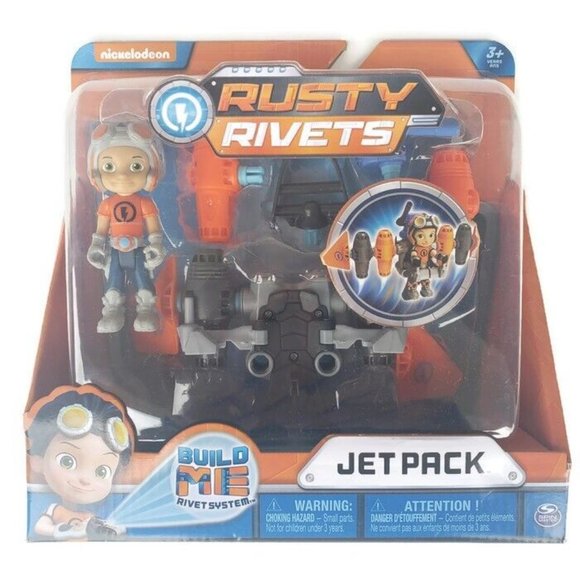 Rusty Rivets Jet Pack Toy Build Me Rivet System Nickelodeon Spin Master Age 3+ - Picture 1 of 6